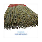 Load image into Gallery viewer, Mixed Fiber Maid Broom, Mixed Fiber Bristles, 55&quot; Overall Length, Natural, 12/carton

