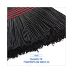 Load image into Gallery viewer, Flagged Tip Poly Bristle Janitor Brooms, 10 X 58.5, Wood Handle, Natural/black, 12/carton
