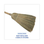 Load image into Gallery viewer, Warehouse Broom, Corn Fiber Bristles, 56&quot; Overall Length, Natural, 12/carton
