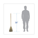 Load image into Gallery viewer, Warehouse Broom, Corn Fiber Bristles, 56&quot; Overall Length, Natural
