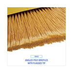 Load image into Gallery viewer, Poly Bristle Angler Broom, 53&quot; Handle, Yellow, 12/carton
