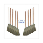 Load image into Gallery viewer, Warehouse Broom, Yucca Corn Fiber Bristles, 56&quot; Overalll Length, Natural, 12/carton
