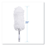 Load image into Gallery viewer, Microfeather Duster, Microfiber Feathers, Washable, 23&quot;, White
