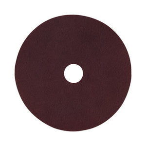 Deep Scrub Pads, 20" Diameter, Maroon, 10/carton
