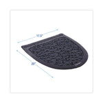Load image into Gallery viewer, Urinal Mat 2.0, Rubber, 17.5 X 20, Black/black, 6/carton
