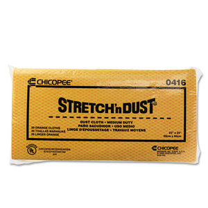 Stretch 'n Dust Cloths, 23.25 X 24, Orange/yellow, 20/bag, 5 Bags/carton