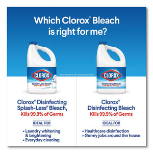 Regular Bleach With Cloromax Technology, 43 Oz Bottle, 6/carton