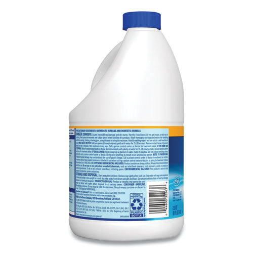 Regular Bleach With Cloromax Technology, 81 Oz Bottle, 6/carton