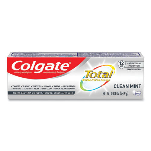 Total Toothpaste, Coolmint, 0.88 Oz, 24/carton