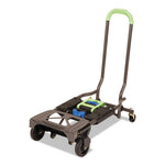 Load image into Gallery viewer, 2-in-1 Multi-position Hand Truck And Cart, 300 Lbs, 16.63 X 12.75 X 49.25, Black/blue/green
