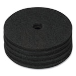 Load image into Gallery viewer, Stripping Floor Pads, 17&quot; Diameter, Black, 5/carton
