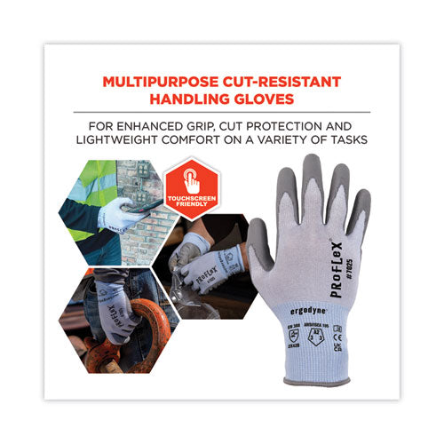 Proflex 7025 Ansi A2 Pu Coated Cr Gloves, Blue, 2x-large, 12 Pairs/pack, Ships In 1-3 Business Days