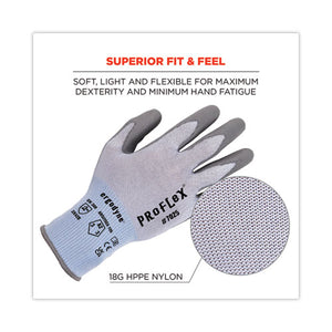 Proflex 7025 Ansi A2 Pu Coated Cr Gloves, Blue, 2x-large, 12 Pairs/pack, Ships In 1-3 Business Days