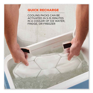 Chill-its 6230 Standard Phase Change Cooling Vest With Packs, Cotton, Small/medium, Khaki, Ships In 1-3 Business Days