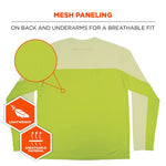 Load image into Gallery viewer, Chill-its 6689 Cooling Long Sleeve Sun Shirt With Uv Protection, Medium, Lime, Ships In 1-3 Business Days

