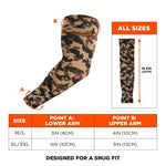 Load image into Gallery viewer, Chill-its 6695 Sun Protection Arm Sleeves, Polyester/spandex, X-large/2x-large, Camo, Ships In 1-3 Business Days
