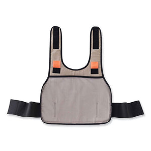 Chill-its 6225 Premium Fr Phase Change Cooling Vest, Modacrylic Cotton, Large/x-large, Khaki, Ships In 1-3 Business Days