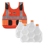 Load image into Gallery viewer, Chill-its 6215 Premium Fr Phase Change Cooling Vest W/packs, Modacrylic Cotton, Large/xl, Orange, Ships In 1-3 Business Days
