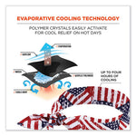 Load image into Gallery viewer, Chill-its 6700 Cooling Bandana Polymer Tie Headband, One Size Fits Most, Stars And Stripes, Ships In 1-3 Business Days
