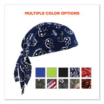 Load image into Gallery viewer, Chill-its 6615 High-performance Bandana Doo Rag W/terry Cloth Sweatband, One Size, Navy Western, Ships In 1-3 Business Days
