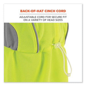 Chill-its 6650 High-performance Hat Plus Neck Shade, Polyester, One Size Fits Most, Lime, Ships In 1-3 Business Days