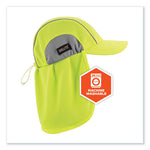Load image into Gallery viewer, Chill-its 6650 High-performance Hat Plus Neck Shade, Polyester, One Size Fits Most, Lime, Ships In 1-3 Business Days
