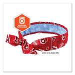 Load image into Gallery viewer, Chill-its 6700ct Cooling Bandana Pva Tie Headband, One Size Fits Most, Red Western, Ships In 1-3 Business Days
