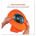 Load image into Gallery viewer, Chill-its 6660 Hard Hat Brim + Neck Shade, 19.5 X 9.75, Orange, Ships In 1-3 Business Days
