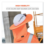 Load image into Gallery viewer, Chill-its 6660 Hard Hat Brim + Neck Shade, 19.5 X 9.75, Orange, Ships In 1-3 Business Days
