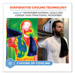 Chill-its 6602mf Evaporative Microfiber Cooling Towel, 40.9 X 9.8, One Size, Microfiber, Lime, Ships In 1-3 Business Days