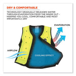 Load image into Gallery viewer, Chill-its 6685 Premium Dry Evaporative Cooling Vest With Zipper, Nylon, 4x-large, Lime, Ships In 1-3 Business Days
