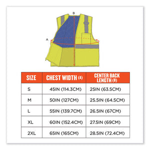 Chill-its 6668 Class 2 Hi-vis Safety Cooling Vest. Polymer, Large, Lime, Ships In 1-3 Business Days