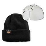 Load image into Gallery viewer, N-ferno 6811zi Rib Knit Hat + Bump Cap Insert, One Size Fits Most, Black, Ships In 1-3 Business Days
