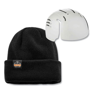 N-ferno 6811zi Rib Knit Hat + Bump Cap Insert, One Size Fits Most, Black, Ships In 1-3 Business Days