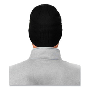 N-ferno 6812 Rib Knit Beanie, One Size Fits Most, Black, Ships In 1-3 Business Days