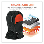 Load image into Gallery viewer, N-ferno 6878 3-layer Winter Liner + Mouthpiece Kit, Fleece/neoprene/polyester, One Size, Black, Ships In 1-3 Business Days
