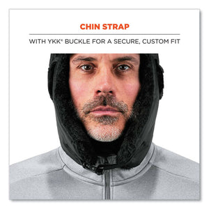 N-ferno 6802zi Zipper Trapper Hat + Universal Bump Cap, L/xl, Black, Ships In 1-3 Business Days