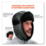 Load image into Gallery viewer, N-ferno 6802zi Zipper Trapper Hat + Universal Bump Cap, L/xl, Black, Ships In 1-3 Business Days
