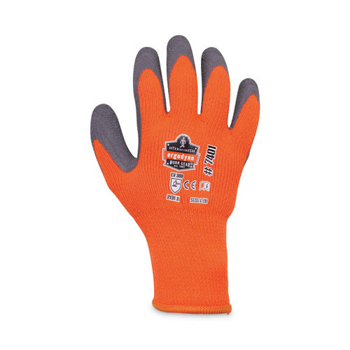 Proflex 7401 Coated Lightweight Winter Gloves, Orange, Medium, Pair, Ships In 1-3 Business Days