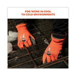 Load image into Gallery viewer, Proflex 7401 Coated Lightweight Winter Gloves, Orange, Large, Pair, Ships In 1-3 Business Days
