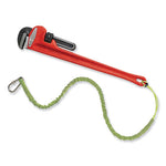 Load image into Gallery viewer, Squids 3101 Lanyard W/stainless Steel Carabiner+cinch-loop, 15 Lb Max Work Cap, 42&quot; To 54&quot;, Lime, Ships In 1-3 Business Days
