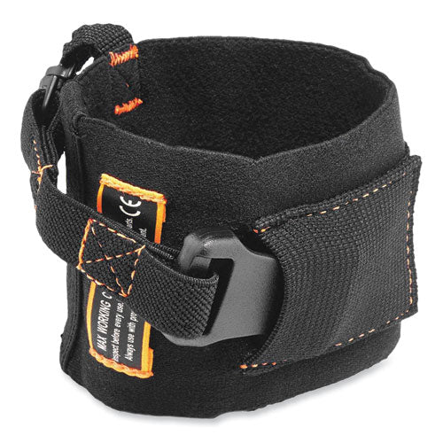 Squids 3116 Pull-on Wrist Lanyard With Buckle, 3 Lb Max Working Capacity, 7.5" Long, Black, Ships In 1-3 Business Days
