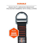 Load image into Gallery viewer, Squids 3176 Anchor Choke Strap For Tool Tethering, 40 Lb Max Safe Working Capacity, 24&quot; Long, Black, Ships In 1-3 Bus Days
