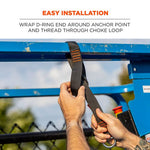 Load image into Gallery viewer, Squids 3176 Anchor Choke Strap For Tool Tethering, 40 Lb Max Safe Working Capacity, 24&quot; Long, Black, Ships In 1-3 Bus Days
