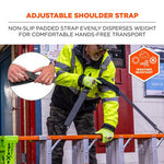 Load image into Gallery viewer, Arsenal 5302 Ladder Shoulder Lifting Strap, Supports Up To 100 Lb, 2 X 4 X 10.5, Black, Ships In 1-3 Business Days
