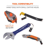 Load image into Gallery viewer, Squids 3785 Split Ring Tool Attachment, 2 Lb Max Working Capacity. 1&quot; Dia, Silver, 10/pack, Ships In 1-3 Business Days
