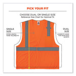 Load image into Gallery viewer, Glowear 8210hl Class 2 Economy Mesh Hook And Loop Vest, Polyester, Small/medium, Orange, Ships In 1-3 Business Days
