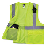 Load image into Gallery viewer, Glowear 8220hl Class 2 Standard Mesh Hook And Loop Vest, Polyester, 4x-large/5x-large, Lime, Ships In 1-3 Business Days
