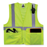 Load image into Gallery viewer, Glowear 8220hl Class 2 Standard Mesh Hook And Loop Vest, Polyester, 4x-large/5x-large, Lime, Ships In 1-3 Business Days
