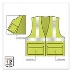 Load image into Gallery viewer, Glowear 8220hl Class 2 Standard Mesh Hook And Loop Vest, Polyester, 4x-large/5x-large, Lime, Ships In 1-3 Business Days
